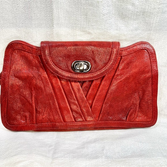 Treesje Metro Leather Clutch Purse - Picture 1 of 11